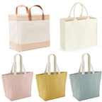 This shows 5 bag options available to those joining the class, including a market shopper and some colourful tote bags